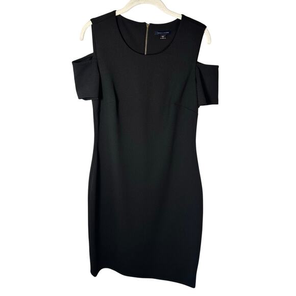 Tommy Hilfiger Black Cold Shoulder Dress Women's 8 - Picture 1 of 6